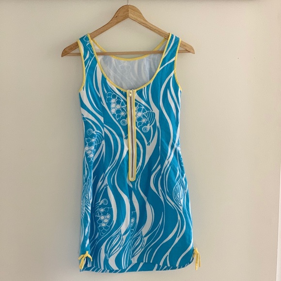 Lilly Pulitzer | Delia Shift Dress in Joe Fish - Picture 8 of 14